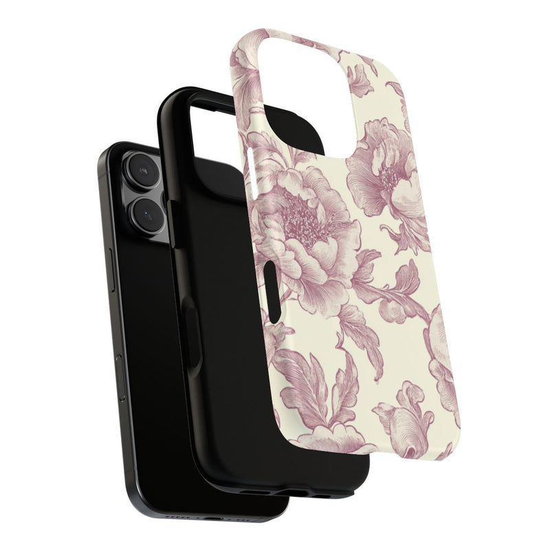 Elegante Victoriaanse Bloemenprint