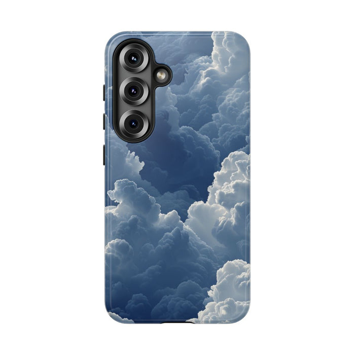 3D Blauw Wolkenpatroon