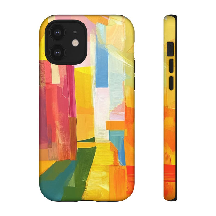 Abstracte Kleurrijke Verfstreken