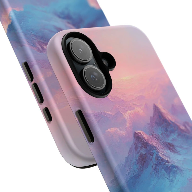 Dromerige Roze en Blauwe Bergen