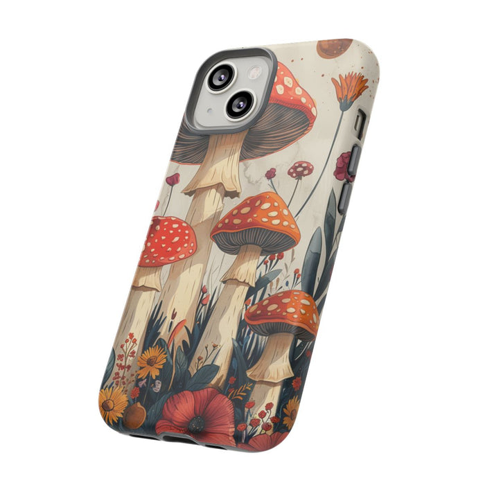 Vrolijke Paddenstoelen en Bloemen