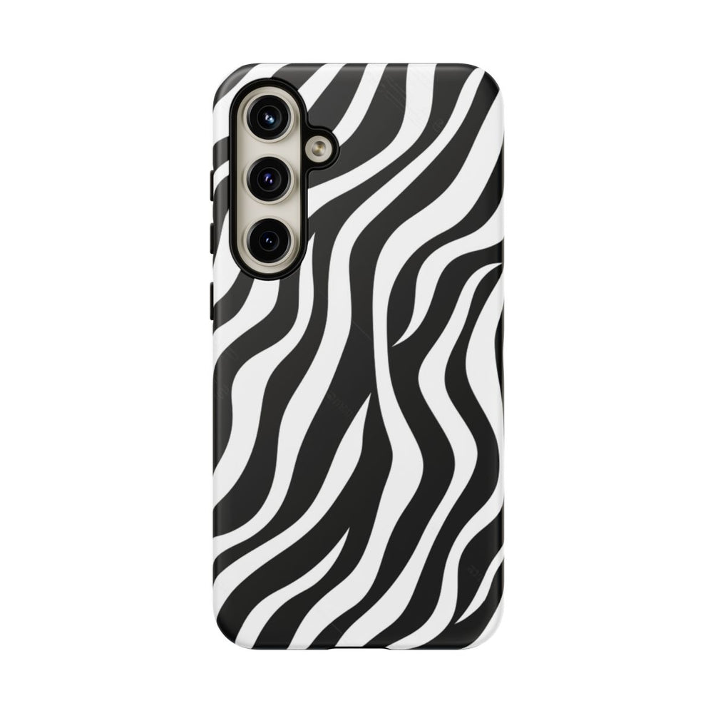 Zwart-Wit Zebra Strepenpatroon