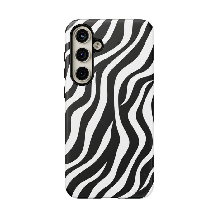 Zwart-Wit Zebra Strepenpatroon