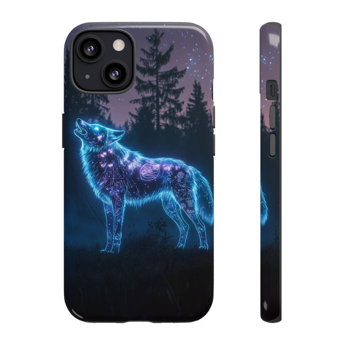 Gloeiende Wolf met Oeroude Symbolen