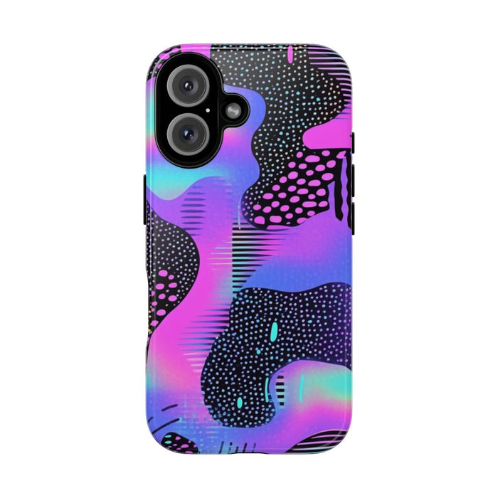 Abstract Neon Vaporwave Patroon