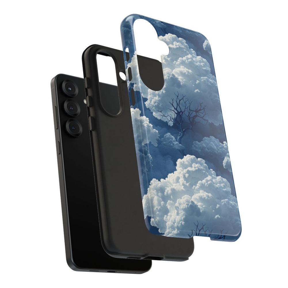 3D Wolken en Boompatroon