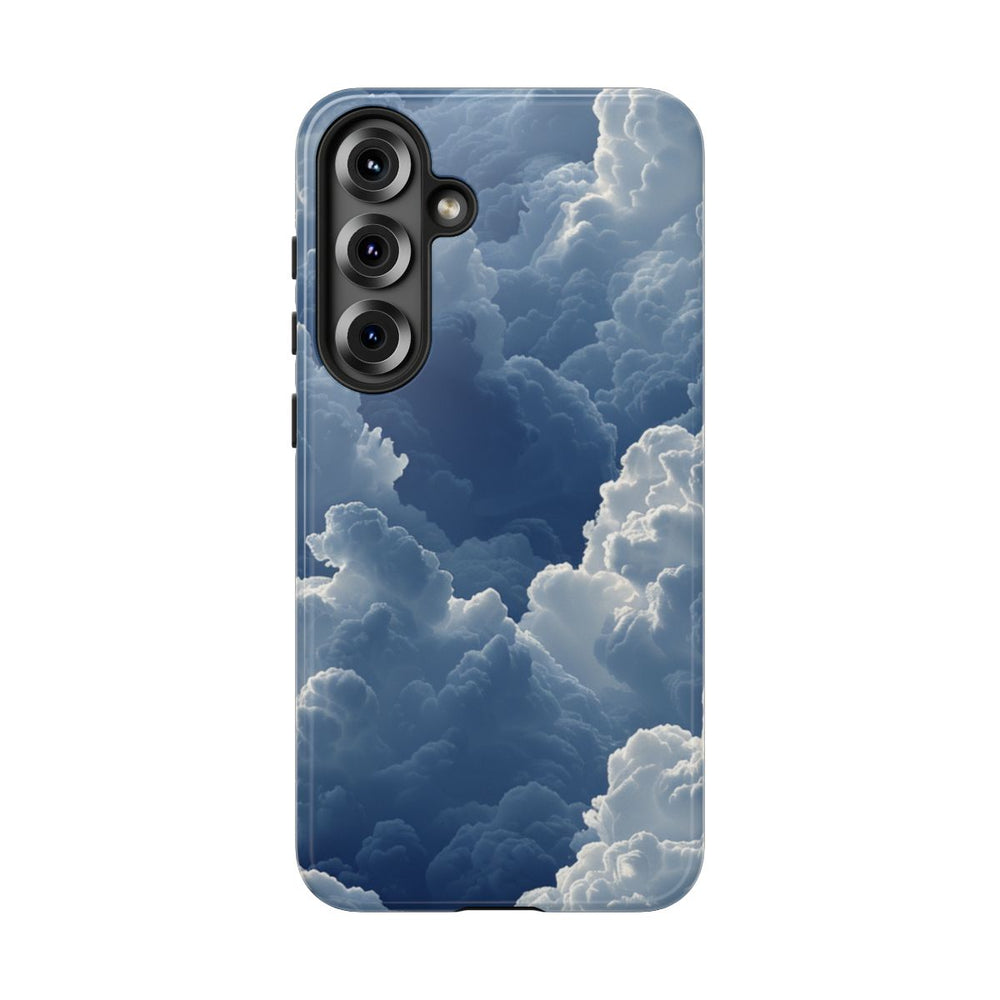 3D Blauw Wolkenpatroon