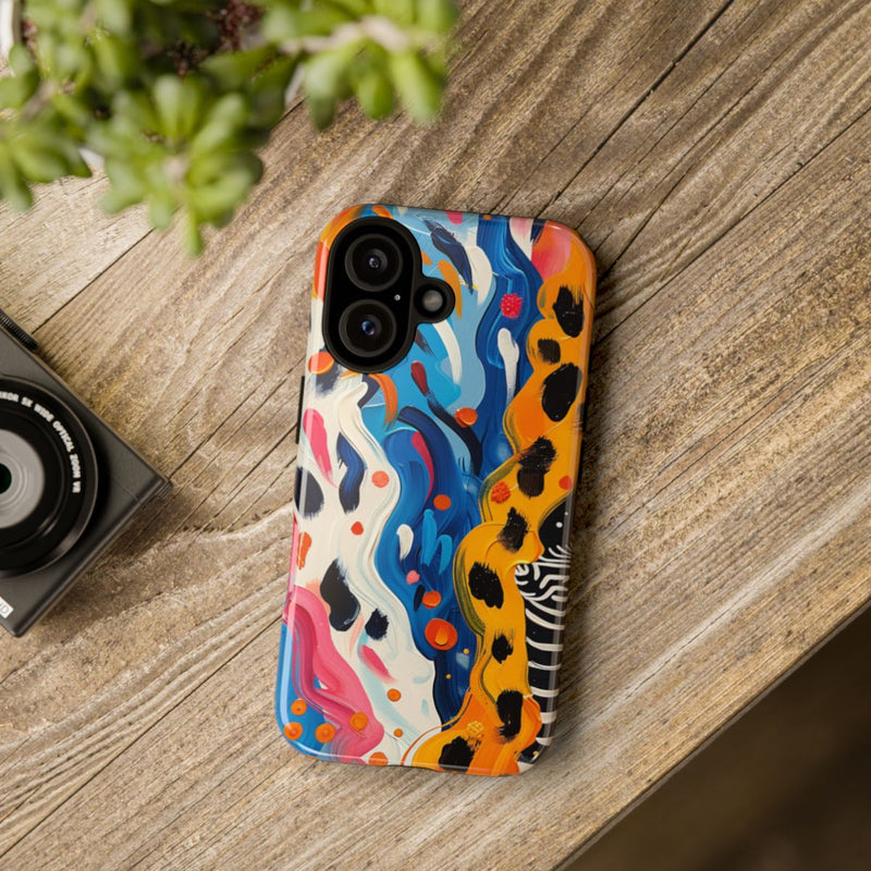 Abstract Kleurrijk Zebra Patroon