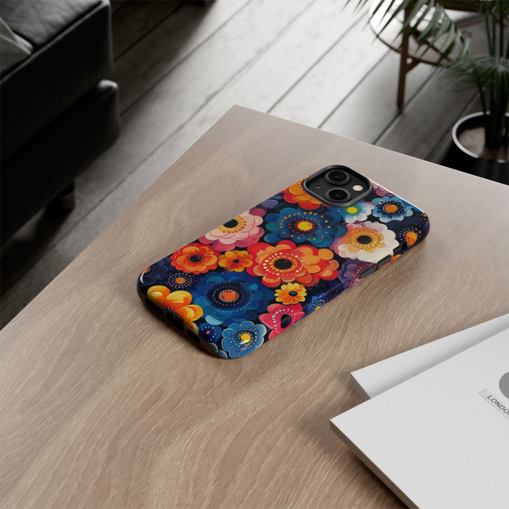 Levendig Abstract Bloemenpatroon