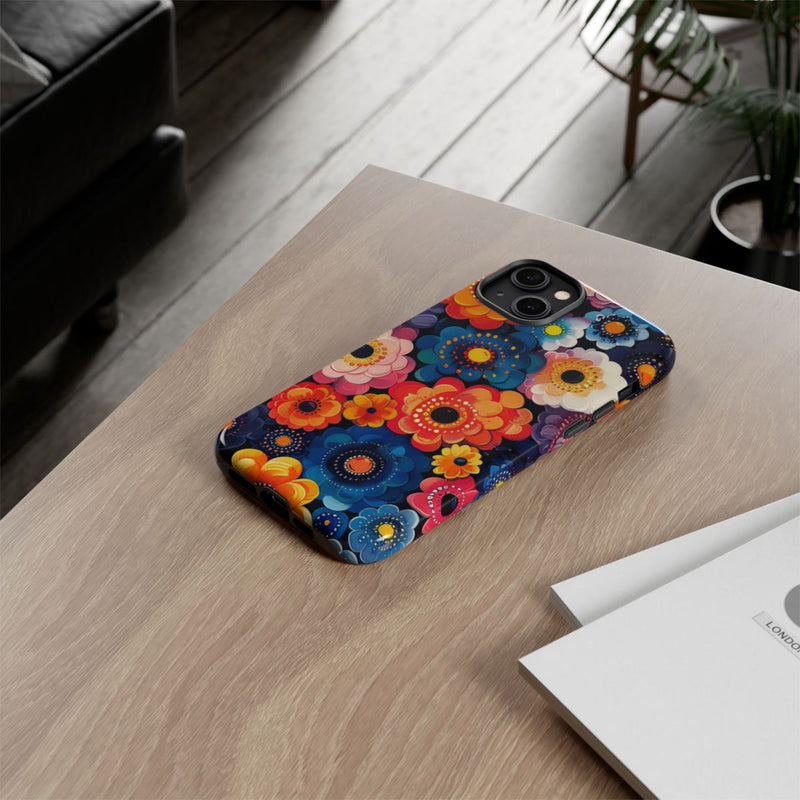 Levendig Abstract Bloemenpatroon