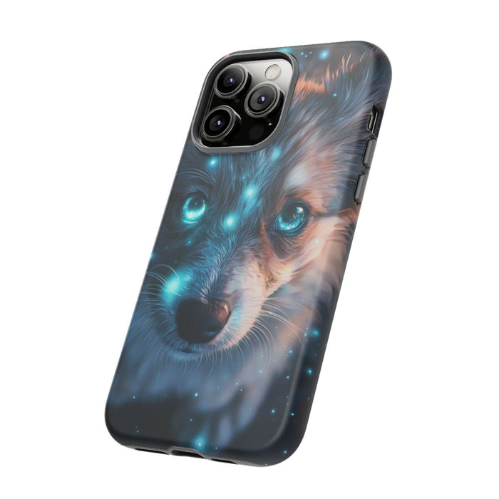 Schattige Puppy met Lichtgevende Ogen
