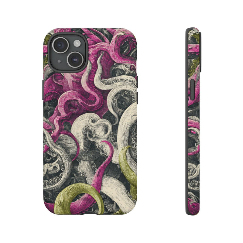 Gedetailleerd Tentakelpatroon met Wervelende Swirls