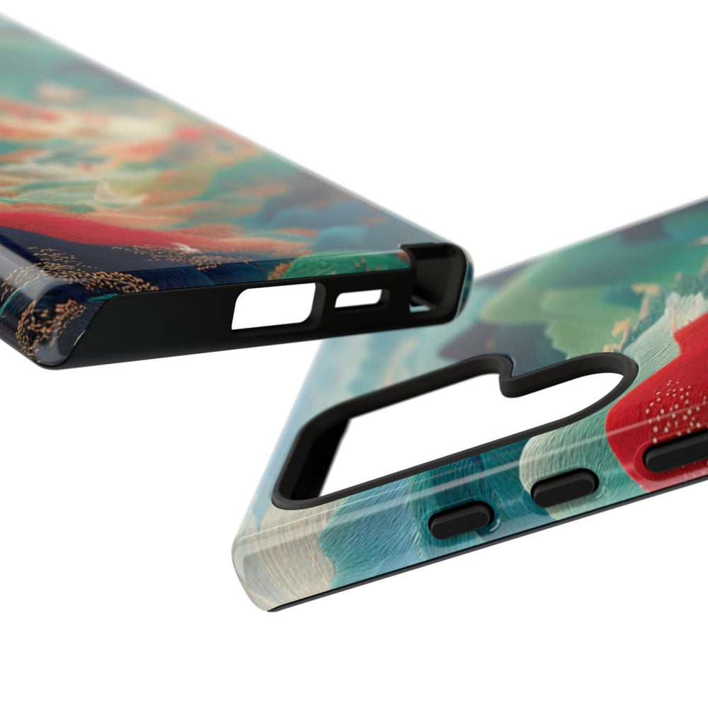 Kleurrijk Berglandschap met Illustratie