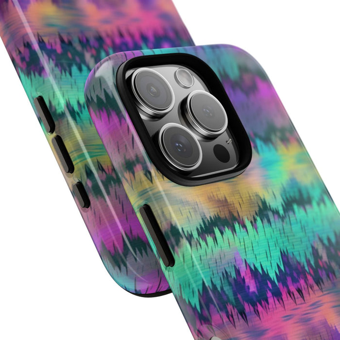 Kleurrijk Glitch Patroon Abstract Design