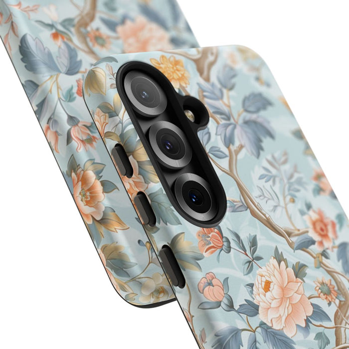 Pastel Chinoiserie Bloemenpatroon