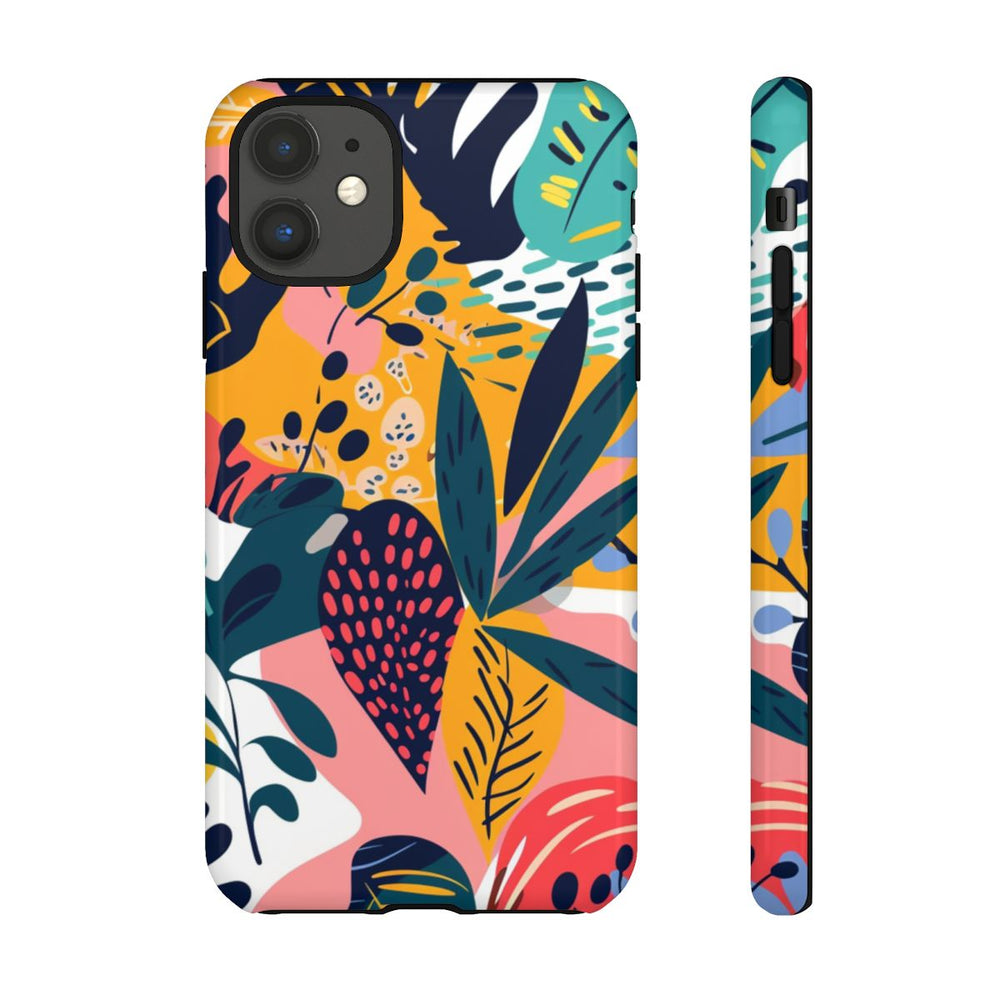 Vrolijk Tropisch Bladerenpatroon