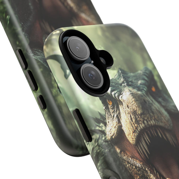 Gedetailleerde Dinosaurus in Boslandschap