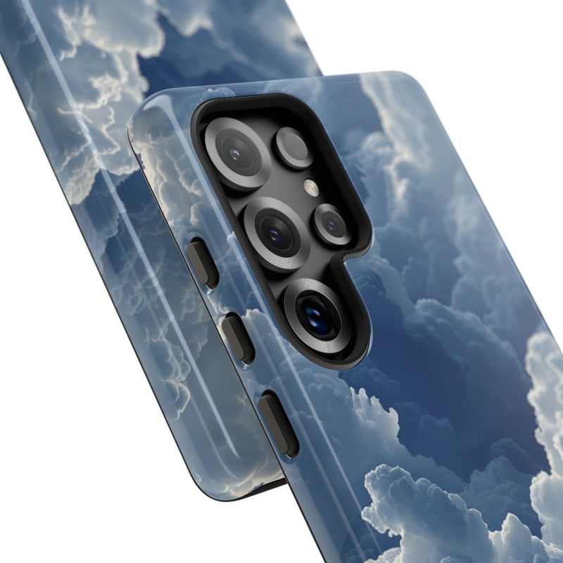 3D Blauw Wolkenpatroon