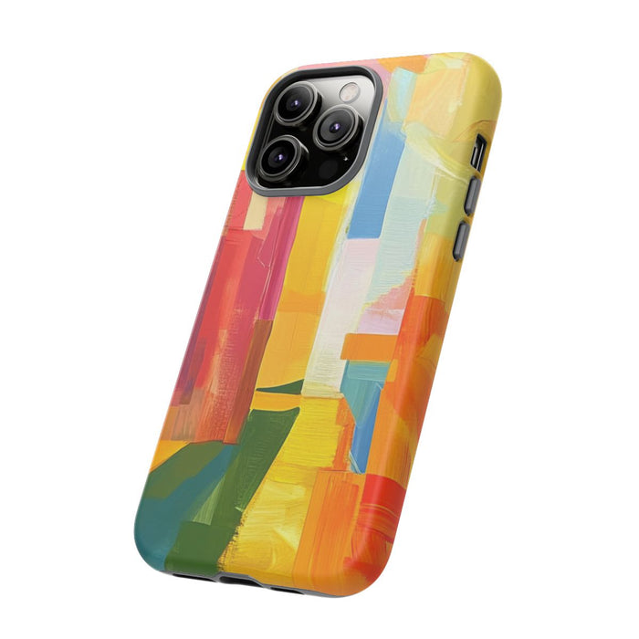 Abstracte Kleurrijke Penseelstreken