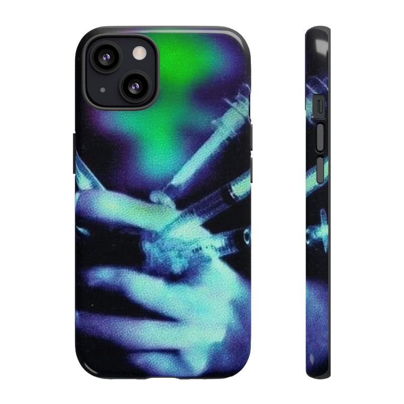 Gloeiende Hand met Spuiten