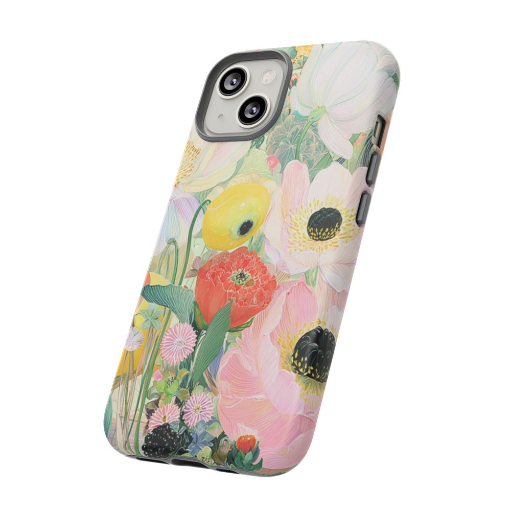 Lichte Pastelbloemen met Vogels