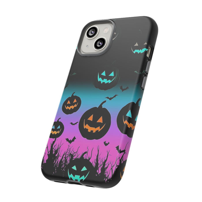 Gloeiende Halloween Pompoenen en Vleermuizen