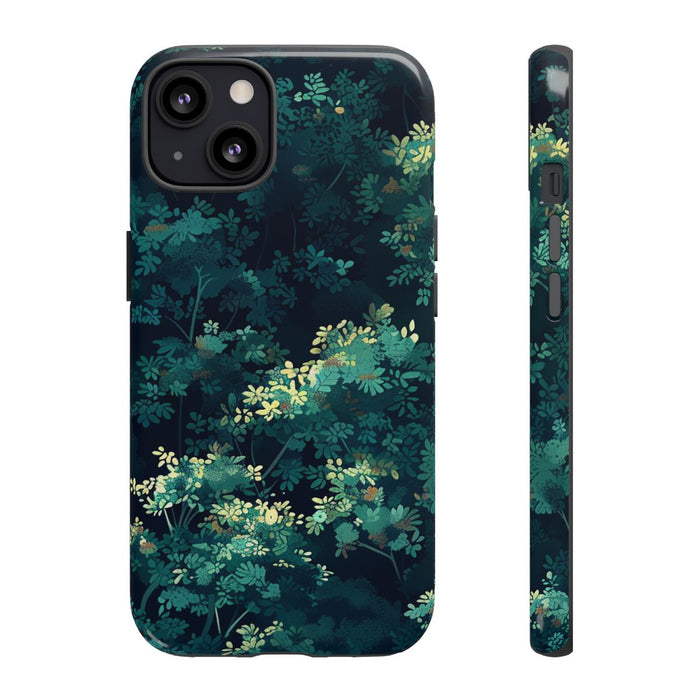 Donkergroen Bladerpatroon