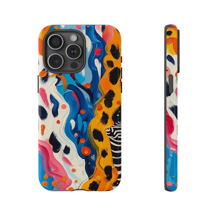 Abstract Kleurrijk Zebra Patroon