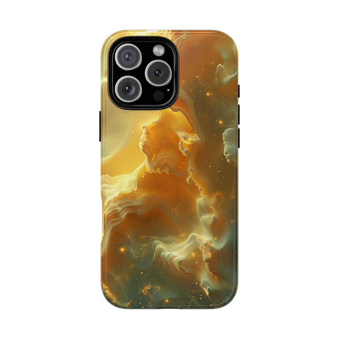 Gouden Nebula Abstract Design