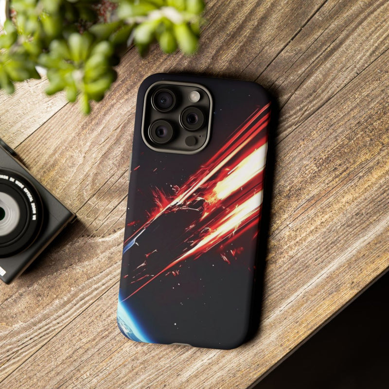 Vurige Meteoorinslag in de Ruimte