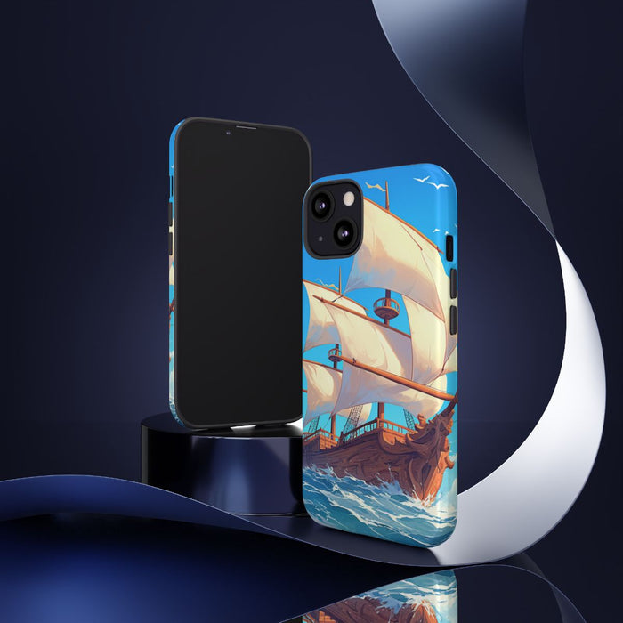 Zeilschip op Blauwe Oceaan