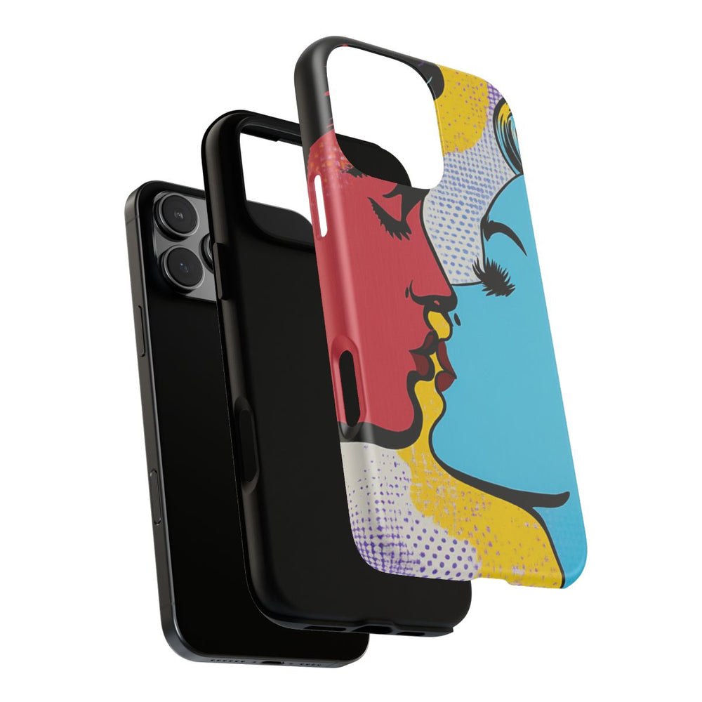 Popart Kussend Stel