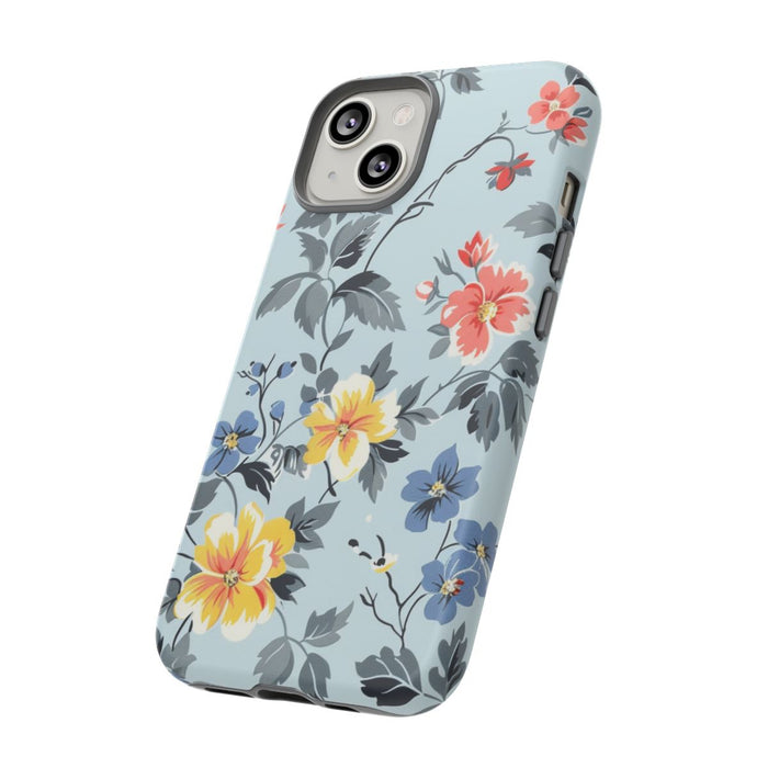 Vintage Bloemenpatroon in Pasteltinten