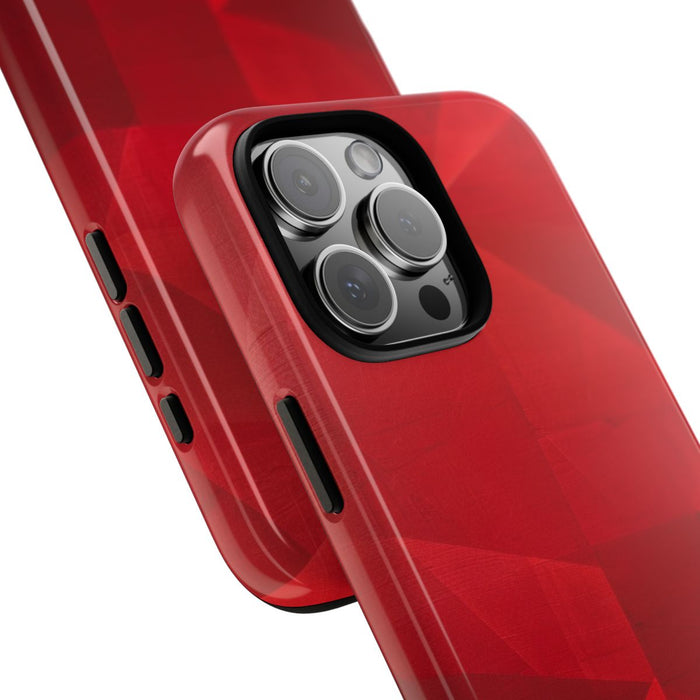 Rood Geometrisch Abstract Ontwerp