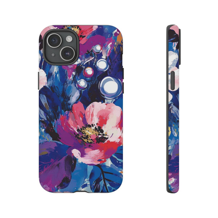 Impressionistische Bloemen en Parel Abstract