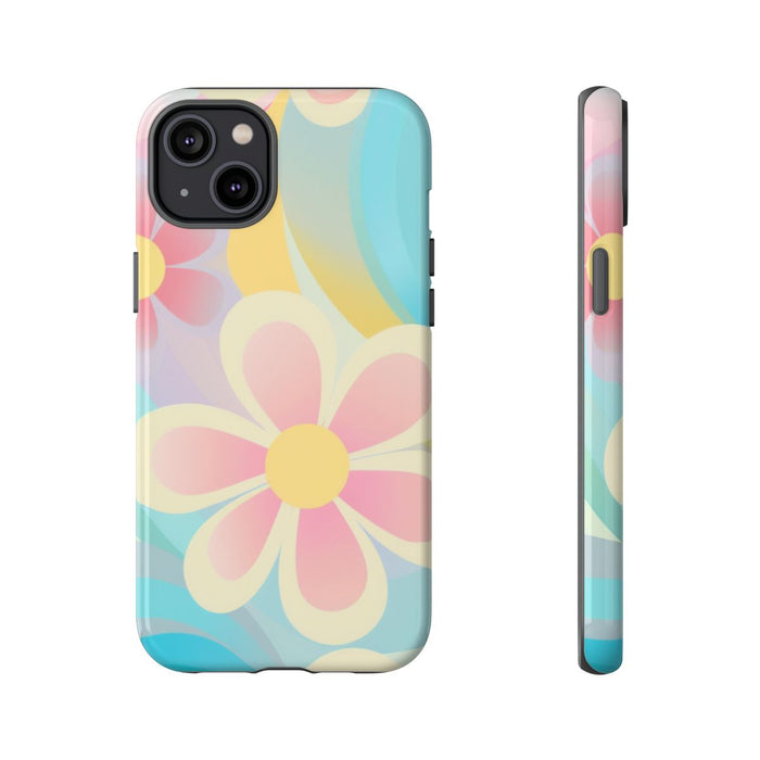 Pastel Groovy Bloemenpatroon