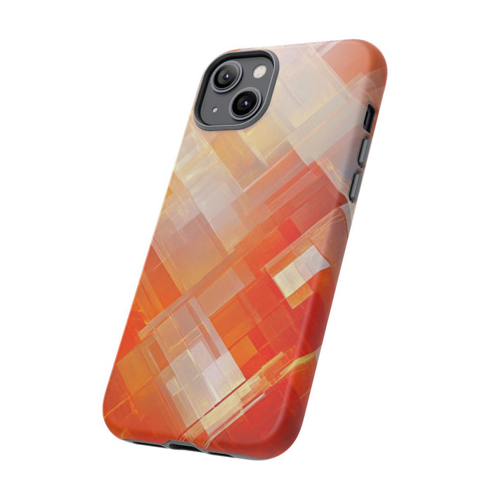 Abstract Geometrisch Oranje Patroon
