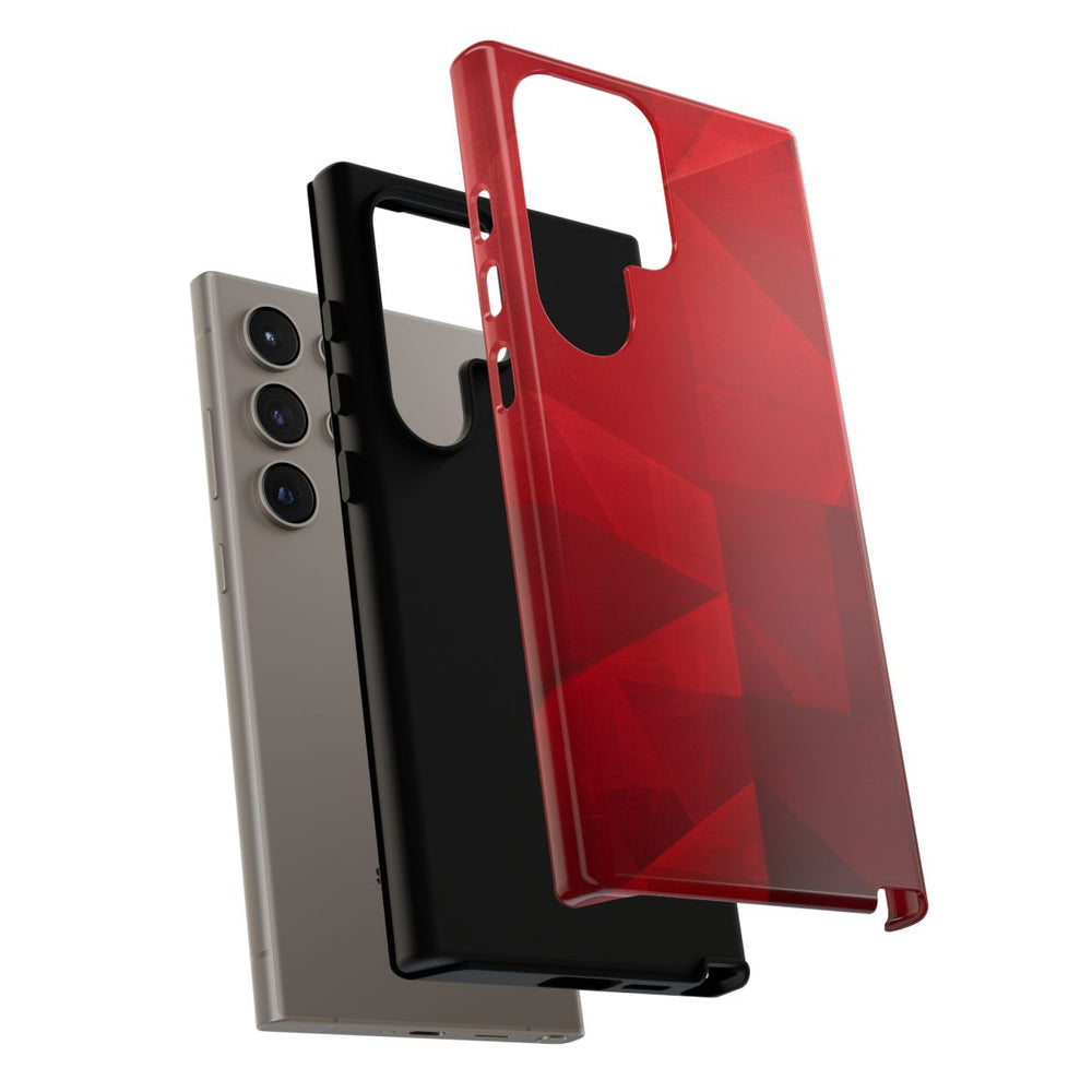 Rood Geometrisch Abstract Ontwerp
