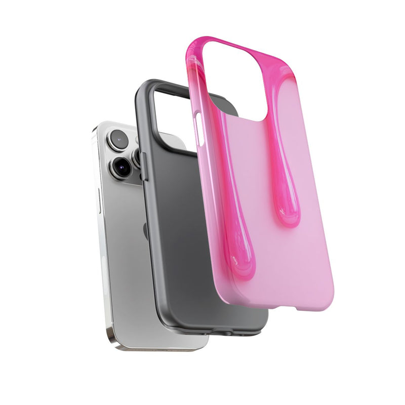 Glanzend Roze Druipend Vloeistofontwerp