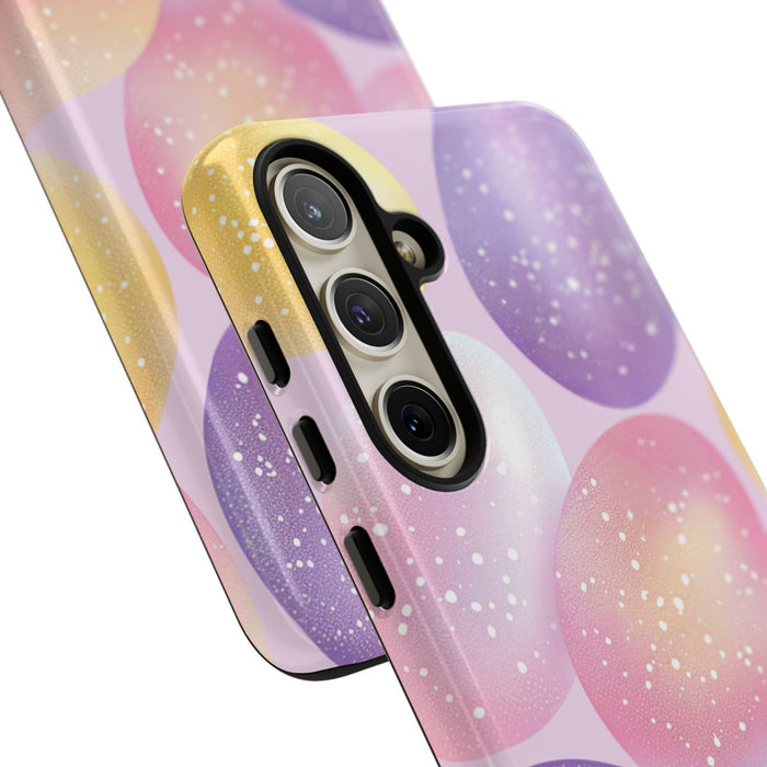 Pastelkleurige Glitter Paaseieren Patroon