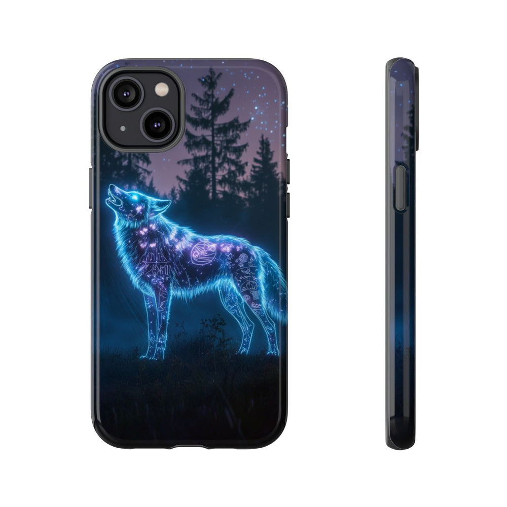 Gloeiende Wolf met Oeroude Symbolen