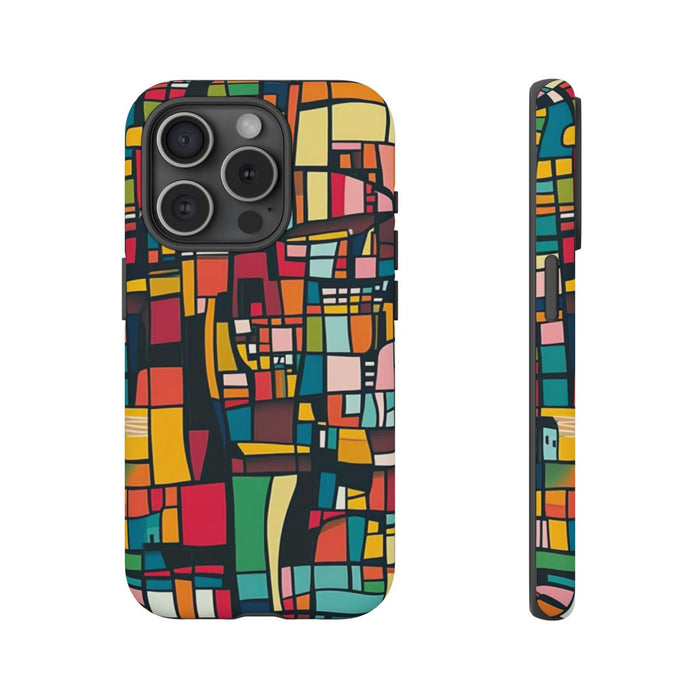 Abstract Veelgekleurd Geometrisch Patroon