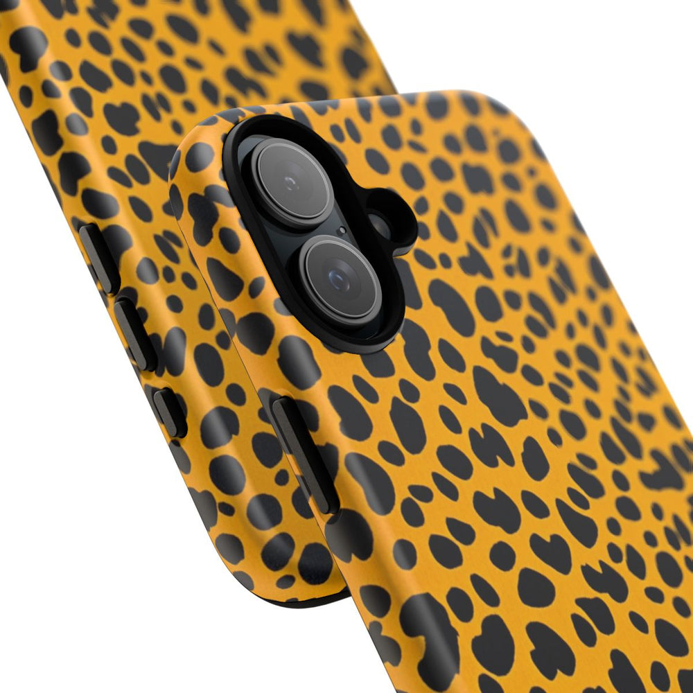 Zwart-Oranje Cheetahprint