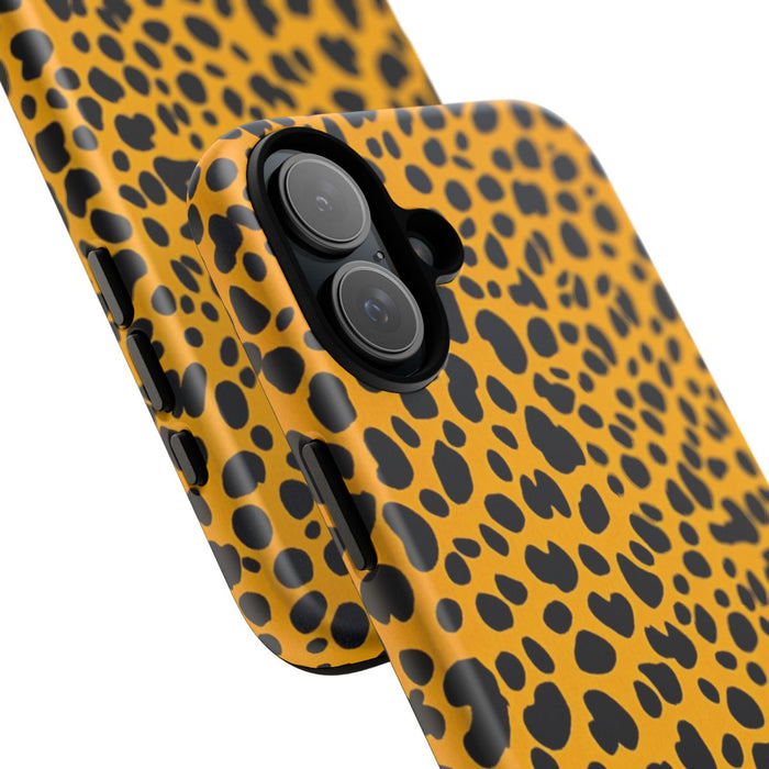 Zwart-Oranje Cheetahprint