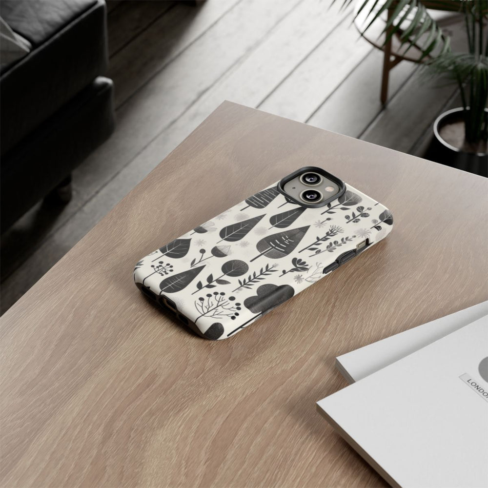 Monochroom Botanisch Patroon