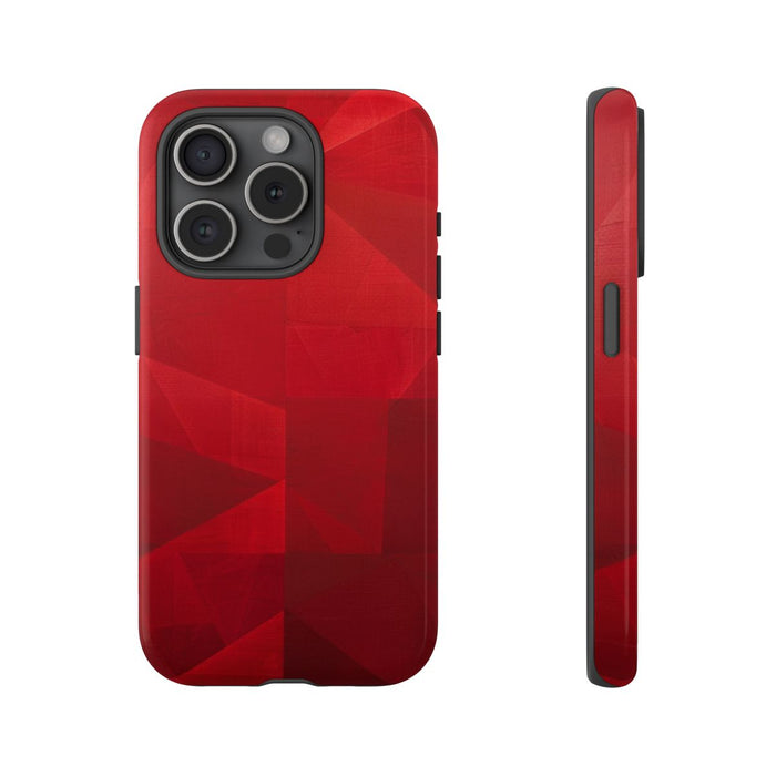 Rood Geometrisch Abstract Ontwerp