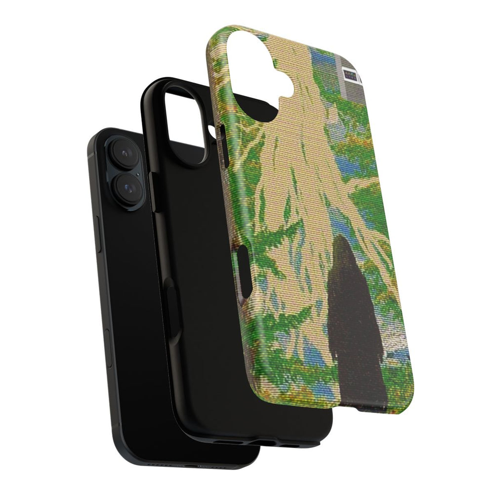 Boslandschap met Geheime Gestalte en Boomwortels