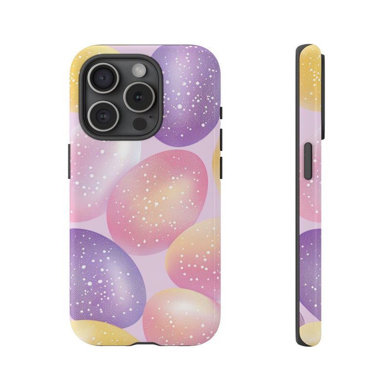 Pastelkleurige Glitter Paaseieren Patroon