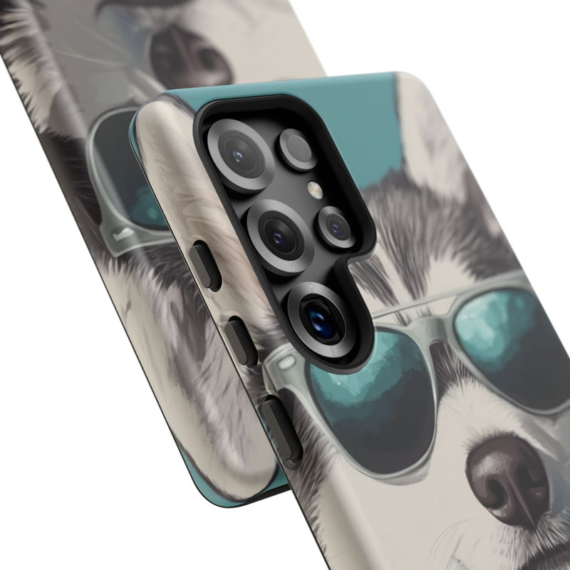 Stoere Husky met Zonnebril
