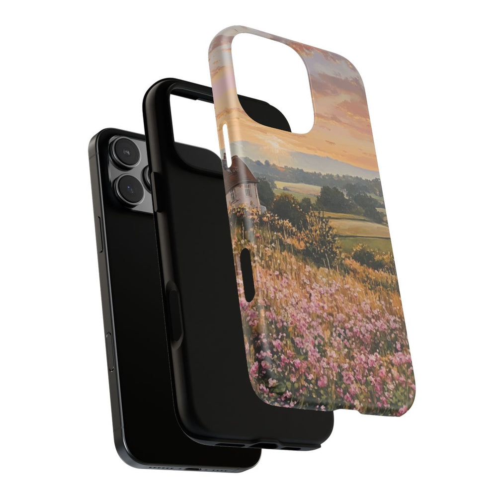 Landelijk Ochtendlandschap met Bloemen